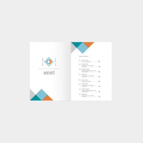 CARTA MENÚ DÍPTICO ENCAPSULADO 240G