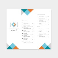 CARTA MENÚ  DÍPTICO 10,5x29,7 cm ENCAPSULADO